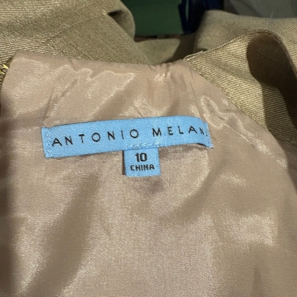 Antonio Melani Tan Dress Size 10 - Picture 5 of 5